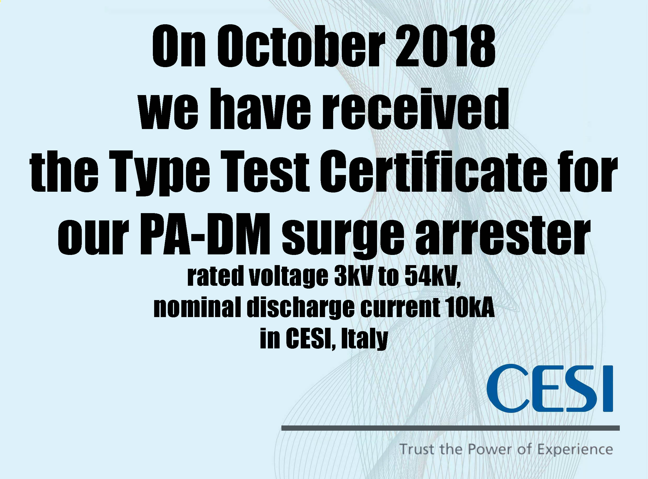 CESI certificate PADM